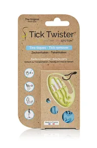 Tick Twister ClipBox 3ks - vytahovač na klíšťata v pouzdře, plast/silikon